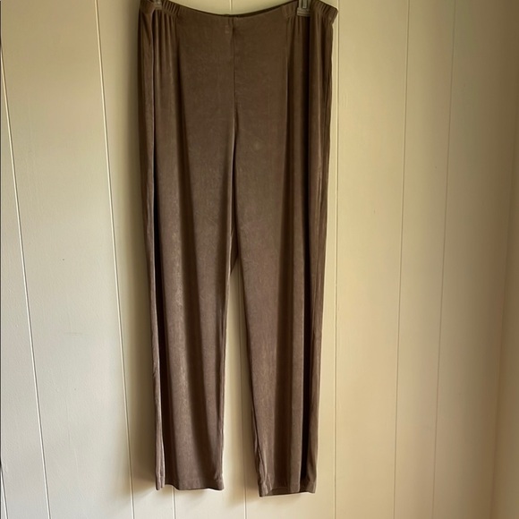 Chico’s Women’s Straight Leg Elastic Waist Beach Lagen Look Capsule Pants Sz XXL - Picture 2 of 9